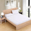 Solid Fitted Bed Sheet Mattress Protect Cover 90/140/160/180/200/220X200 With Elastic Band Sheets King Queen Double Single - Slobuy