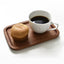 Solid Wood Serving Tray Oval Tea Tray Decorative Wood Plate Fruit Tray Vegetable Platter Home Bread Dessert Cake Plate Tableware - Slobuy