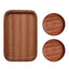 Solid Wood Serving Tray Oval Tea Tray Decorative Wood Plate Fruit Tray Vegetable Platter Home Bread Dessert Cake Plate Tableware - Slobuy