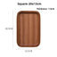 Solid Wood Serving Tray Oval Tea Tray Decorative Wood Plate Fruit Tray Vegetable Platter Home Bread Dessert Cake Plate Tableware - Slobuy