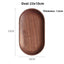 Solid Wood Serving Tray Oval Tea Tray Decorative Wood Plate Fruit Tray Vegetable Platter Home Bread Dessert Cake Plate Tableware - Slobuy