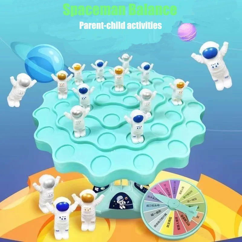 Spaceman Balance Tree Toy Children's Educational Montessori Math Toys Balancing Board Parent-Child Interaction Table Games - Slobuy