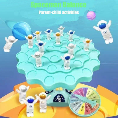 Spaceman Balance Tree Toy Children's Educational Montessori Math Toys Balancing Board Parent-Child Interaction Table Games - Slobuy