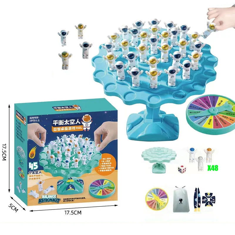 Spaceman Balance Tree Toy Children's Educational Montessori Math Toys Balancing Board Parent-Child Interaction Table Games - Slobuy