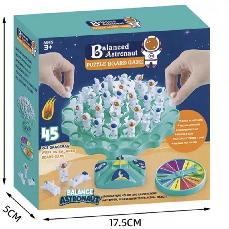 Spaceman Balance Tree Toy Children's Educational Montessori Math Toys Balancing Board Parent-Child Interaction Table Games - Slobuy