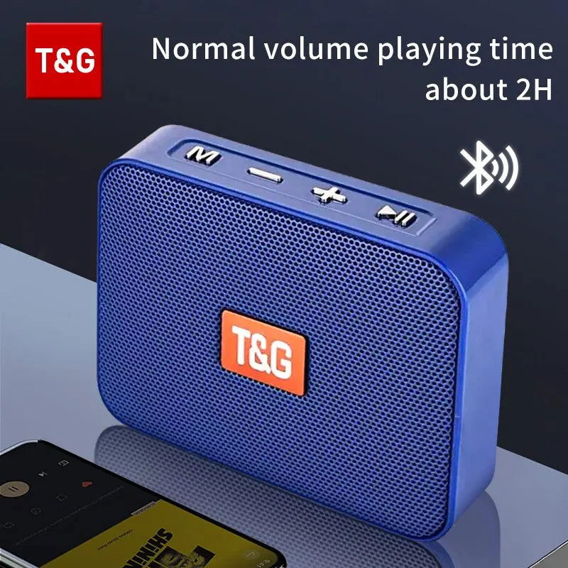 Speaker TG166 Portable Mini Wireless Bluetooth Soundbar Subwoofer Outdoor Indoor Loudspeaker Support TF Card FM Radio Waterproof - Slobuy