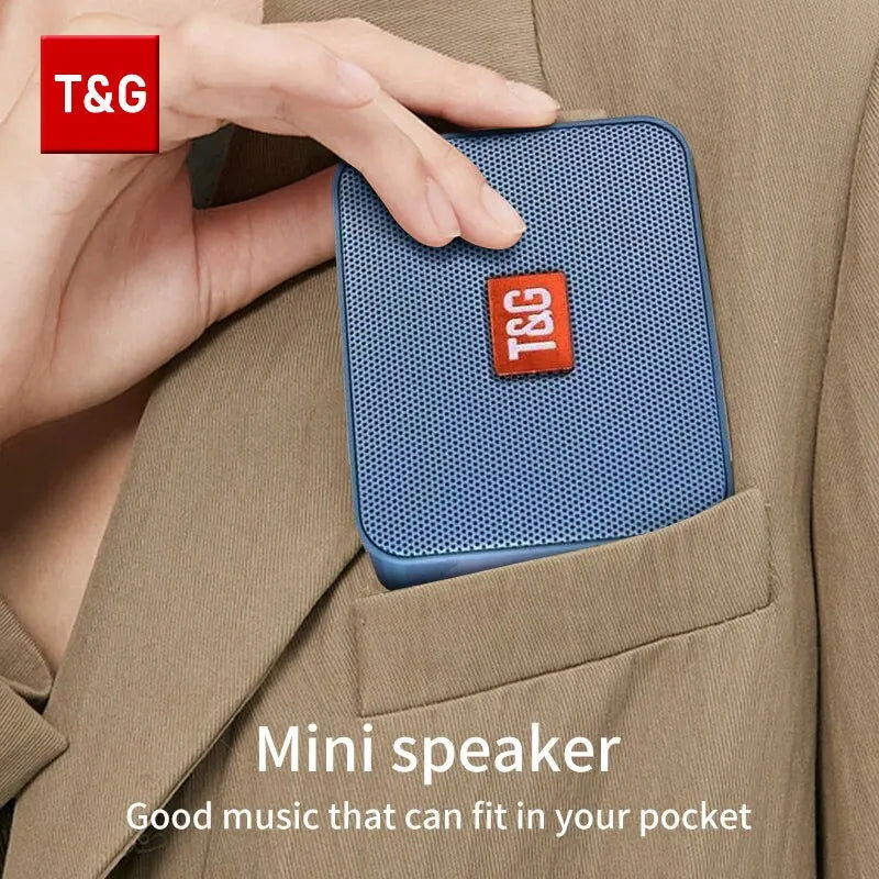 Speaker TG166 Portable Mini Wireless Bluetooth Soundbar Subwoofer Outdoor Indoor Loudspeaker Support TF Card FM Radio Waterproof - Slobuy