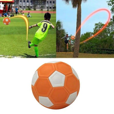 Sport Curve Swerve Soccer Ball Football Toy KickerBall Great Gift for Boys and Girls Perfect for Outdoor & Indoor Match or Game - Slobuy