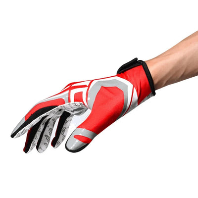 Sport Gloves Adult Youth Breathable Anti-slip Full Finger Silicone Baseball American Football Gloves Adjustable Wristband Gloves - Slobuy