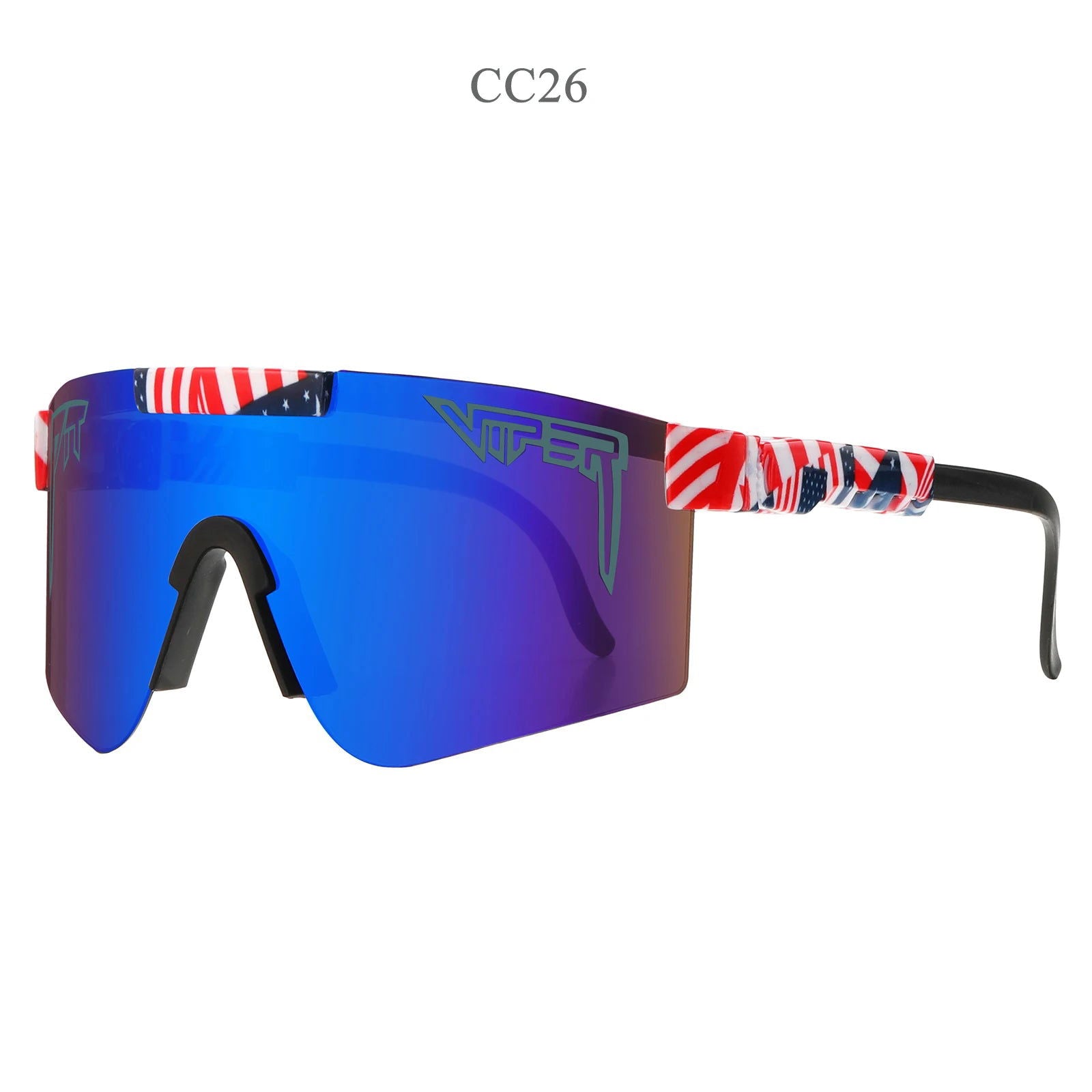 Sport Sunglasses Men NEW Style UV400 Male Eyeglasses Pit Viper Female Sun Glasses Windproof Goggles Women Fashion Eyewear - Slobuy