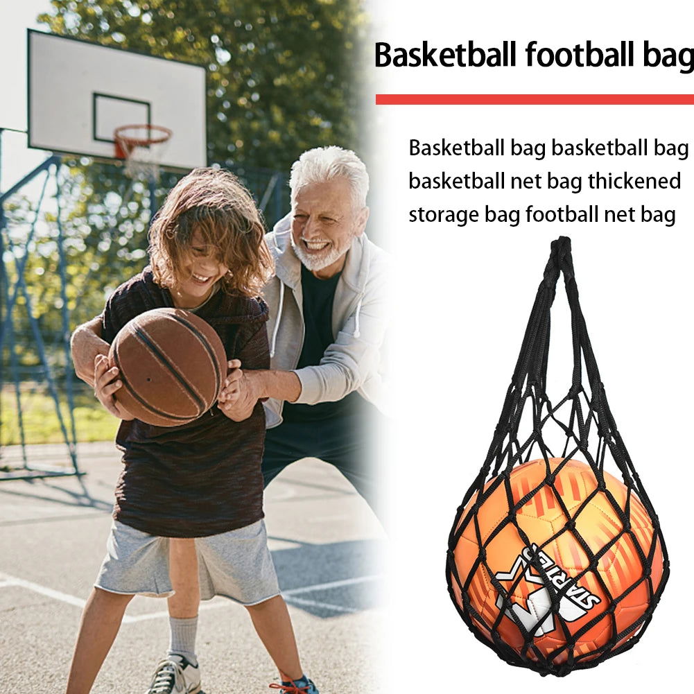 Sports Ball Holder Youth Football Self Trainer Football Net Bag for Carrying Basketball Volleyball Soccer Football Accessories - Slobuy