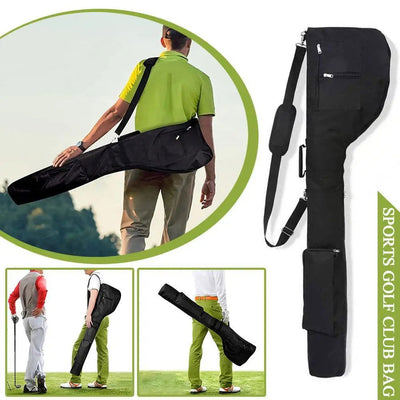 Sports Golf Club Foldable Bags Outdoor Practice Training Portable Storage Lightweight Shoulder Bag Can Hold Complete Unisex - Slobuy