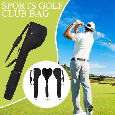 Sports Golf Club Foldable Bags Outdoor Practice Training Portable Storage Lightweight Shoulder Bag Can Hold Complete Unisex - Slobuy
