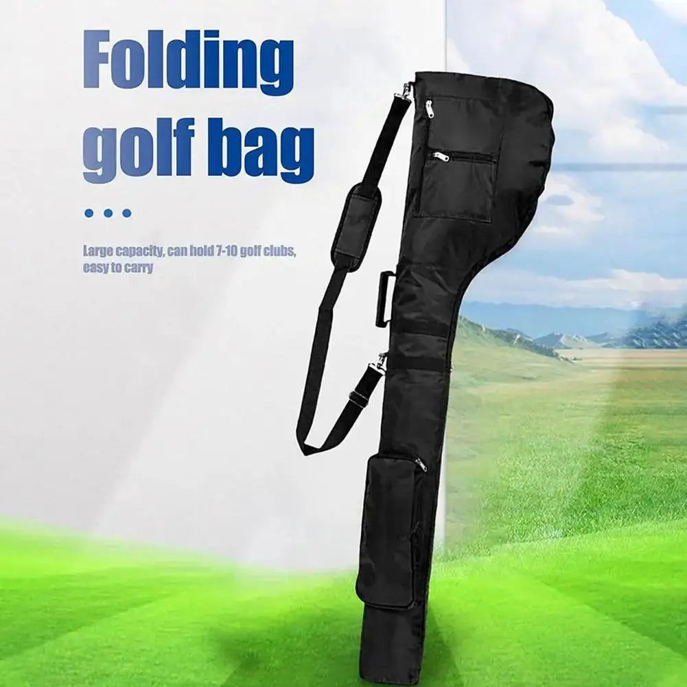 Sports Golf Club Foldable Bags Outdoor Practice Training Portable Storage Lightweight Shoulder Bag Can Hold Complete Unisex - Slobuy