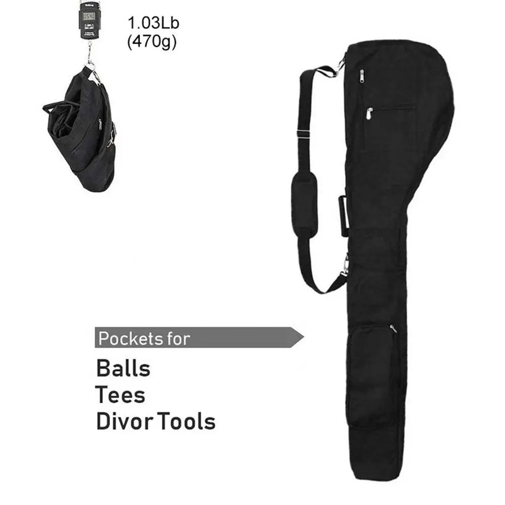 Sports Golf Club Foldable Bags Outdoor Practice Training Portable Storage Lightweight Shoulder Bag Can Hold Complete Unisex - Slobuy