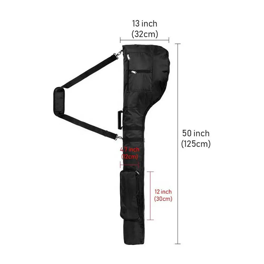 Sports Golf Club Foldable Bags Outdoor Practice Training Portable Storage Lightweight Shoulder Bag Can Hold Complete Unisex - Slobuy