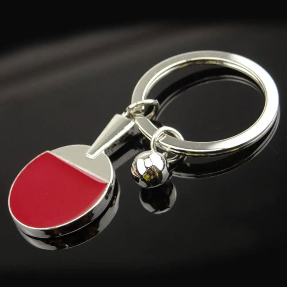 Sports Keychain Table Tennis Pendants Pingpong Bat Ball Baseball Bat Gloves Racket Key Chain Car Key Chain Decor Fans Keyring - Slobuy