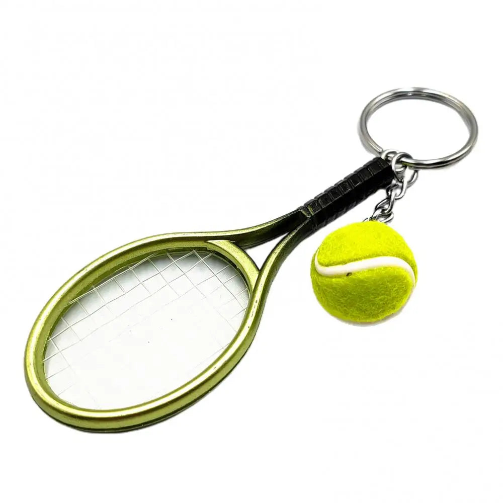Sports Keychain Table Tennis Pendants Pingpong Bat Ball Baseball Bat Gloves Racket Key Chain Car Key Chain Decor Fans Keyring - Slobuy