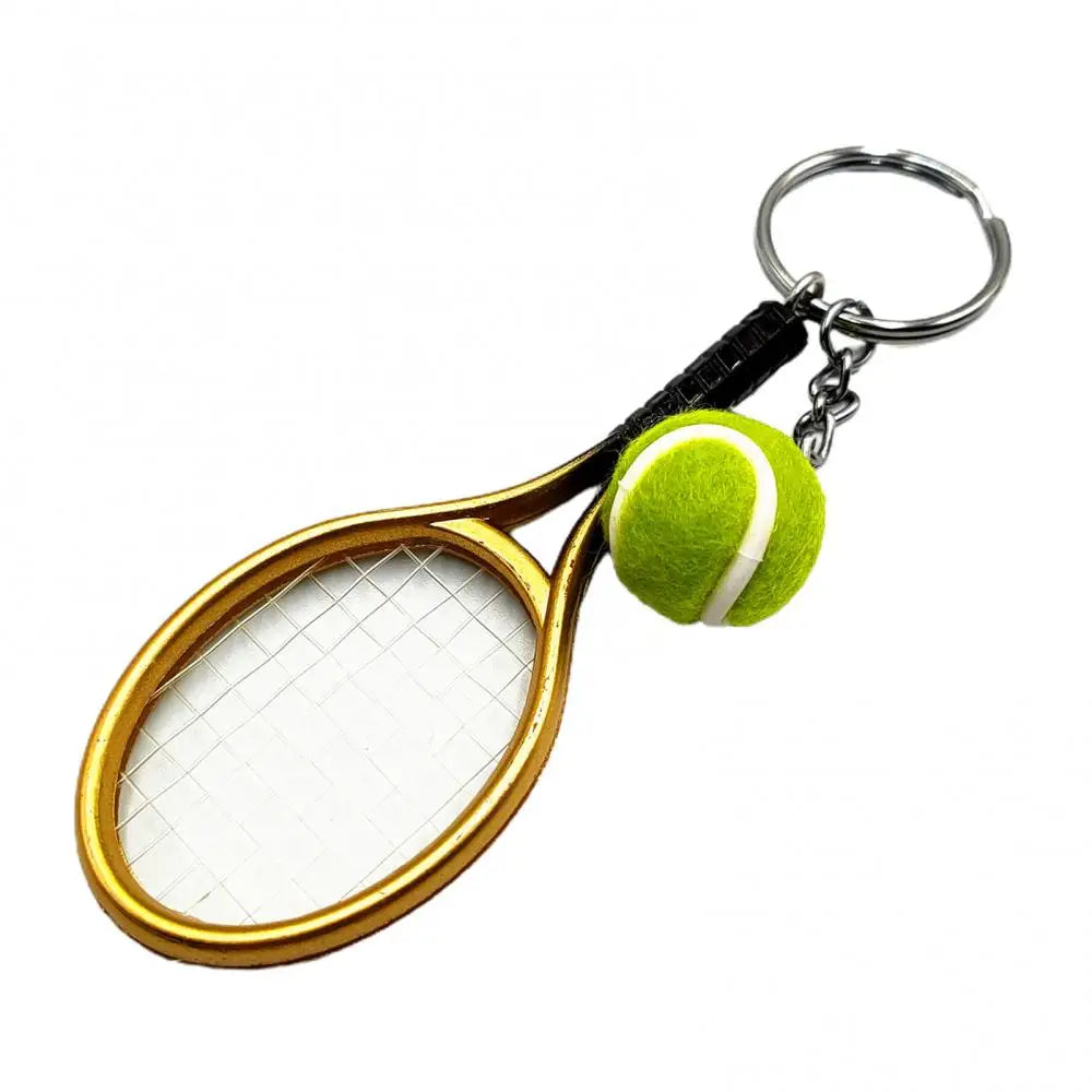 Sports Keychain Table Tennis Pendants Pingpong Bat Ball Baseball Bat Gloves Racket Key Chain Car Key Chain Decor Fans Keyring - Slobuy