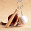 Sports Keychain Table Tennis Pendants Pingpong Bat Ball Baseball Bat Gloves Racket Key Chain Car Key Chain Decor Fans Keyring - Slobuy