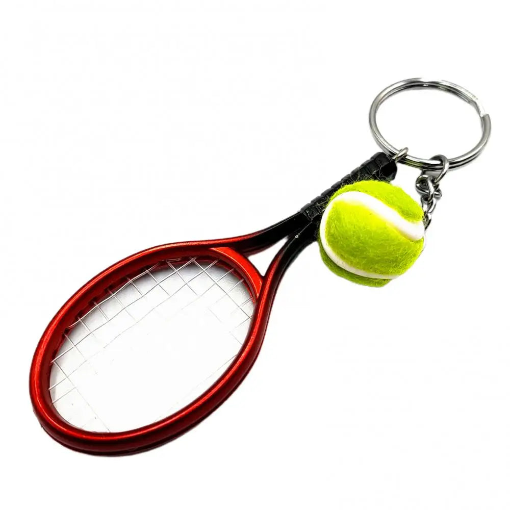 Sports Keychain Table Tennis Pendants Pingpong Bat Ball Baseball Bat Gloves Racket Key Chain Car Key Chain Decor Fans Keyring - Slobuy