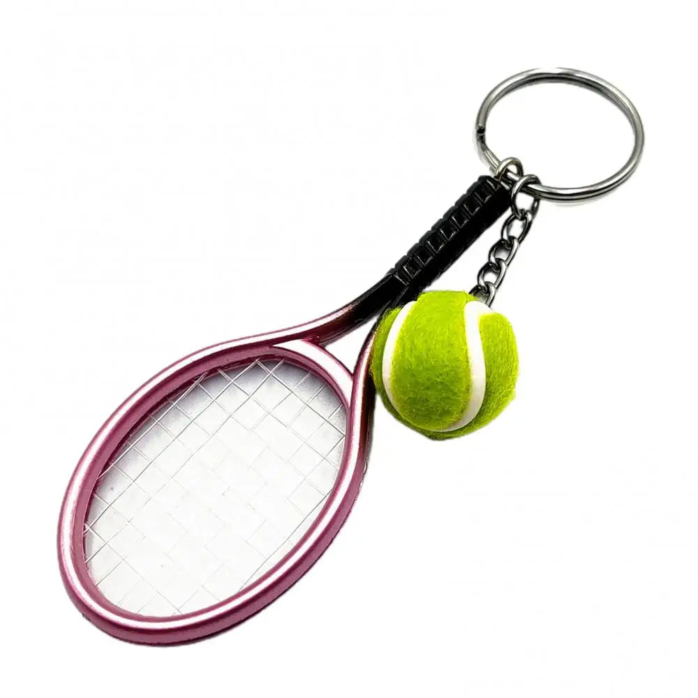 Sports Keychain Table Tennis Pendants Pingpong Bat Ball Baseball Bat Gloves Racket Key Chain Car Key Chain Decor Fans Keyring - Slobuy