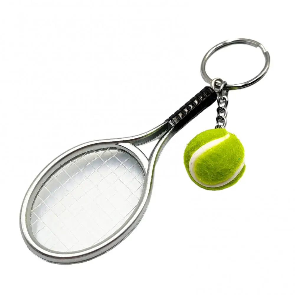 Sports Keychain Table Tennis Pendants Pingpong Bat Ball Baseball Bat Gloves Racket Key Chain Car Key Chain Decor Fans Keyring - Slobuy