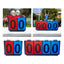 Sports Scoreboard Manual Score Flip Cards Lightweight Score Counter for Baseball Coaches Tennis Ball Basketball Football - Slobuy