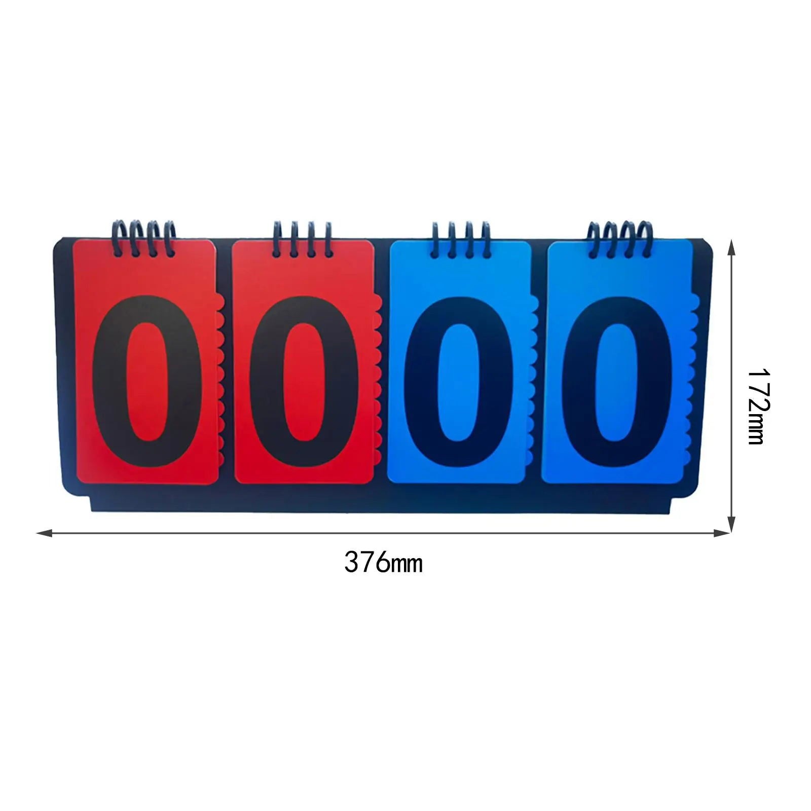 Sports Scoreboard Manual Score Flip Cards Lightweight Score Counter for Baseball Coaches Tennis Ball Basketball Football - Slobuy