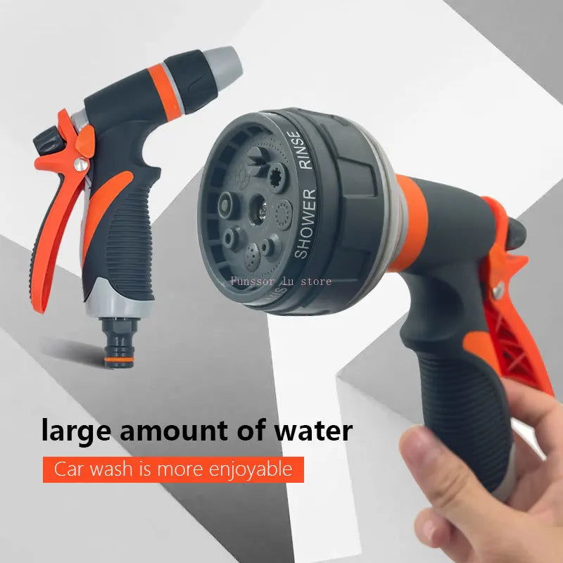 Spray Lawn Watering Multi-Function Car Wash High Pressure Durable Hand-Held Tools Hose Sprinkle Nozzle Garden - Slobuy