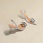 Spring and Autumn Fashion New Sexy Banquet Comfortable Crystal Transparent Solid Color Pointed Toe Women's High Heels - Slobuy