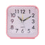 Square Analog Display Home Decor Bedroom Night Light Alarm Clock Daily Non Ticking Battery Operated Alarm Clock Small Night Lamp - Slobuy