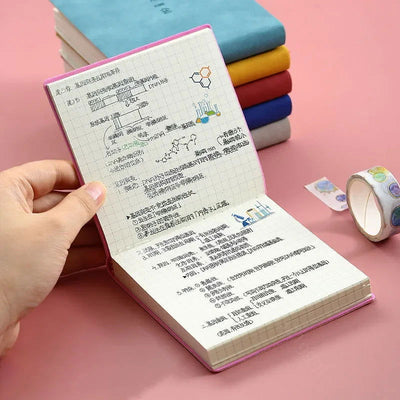 Square Notebook And Journal Mini Notepad Diary Agenda Planner Lined/Grid/Blank Writing Paper For Back To School Office Supplies - Slobuy