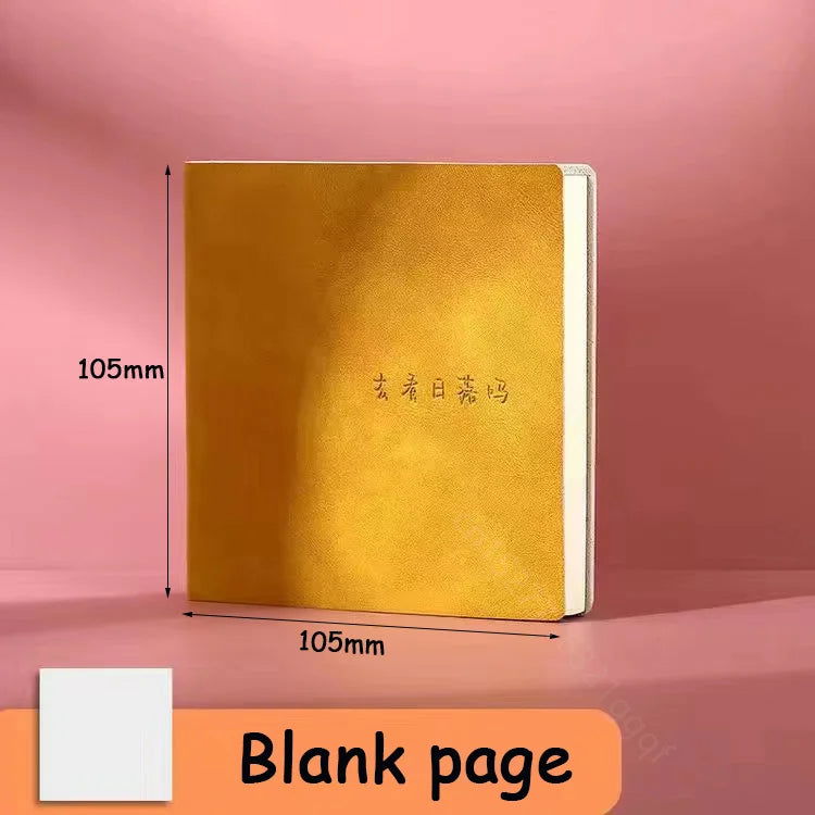 Square Notebook And Journal Mini Notepad Diary Agenda Planner Lined/Grid/Blank Writing Paper For Back To School Office Supplies - Slobuy