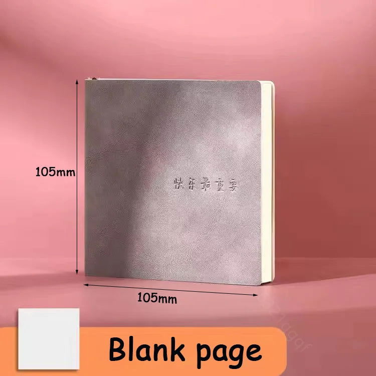 Square Notebook And Journal Mini Notepad Diary Agenda Planner Lined/Grid/Blank Writing Paper For Back To School Office Supplies - Slobuy