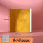 Square Notebook And Journal Mini Notepad Diary Agenda Planner Lined/Grid/Blank Writing Paper For Back To School Office Supplies - Slobuy