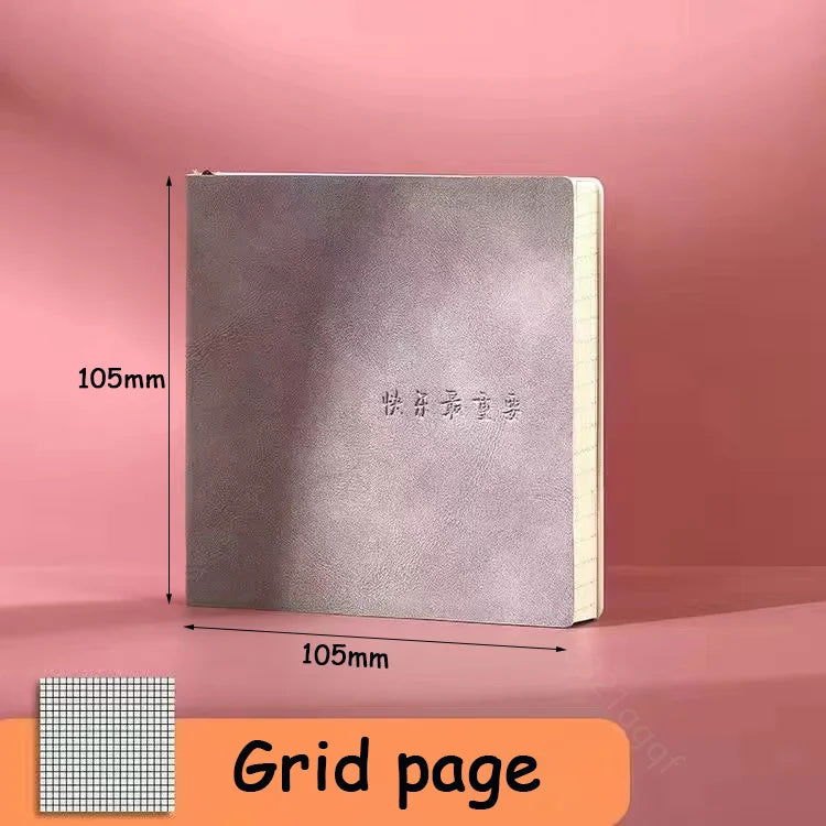 Square Notebook And Journal Mini Notepad Diary Agenda Planner Lined/Grid/Blank Writing Paper For Back To School Office Supplies - Slobuy