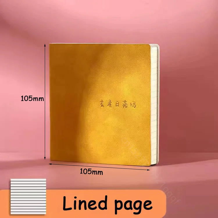 Square Notebook And Journal Mini Notepad Diary Agenda Planner Lined/Grid/Blank Writing Paper For Back To School Office Supplies - Slobuy