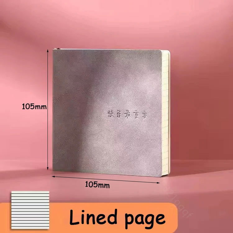 Square Notebook And Journal Mini Notepad Diary Agenda Planner Lined/Grid/Blank Writing Paper For Back To School Office Supplies - Slobuy