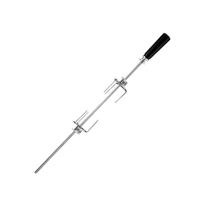 Stainless Steel BBQ Grill Rotisserie Kit Outdoor Spit Roaster Rod Charcoal Pig Chicken Beef Camping Cooking Tools - Slobuy