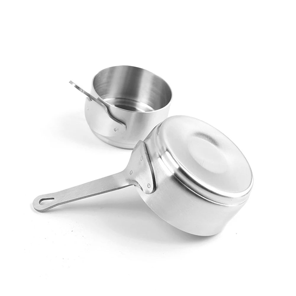 Stainless Steel Milk Pot Saucepan Nonstick Small Pan Mini Pots With Handle For Warming Milk Cooking Porridge Noodles - Slobuy