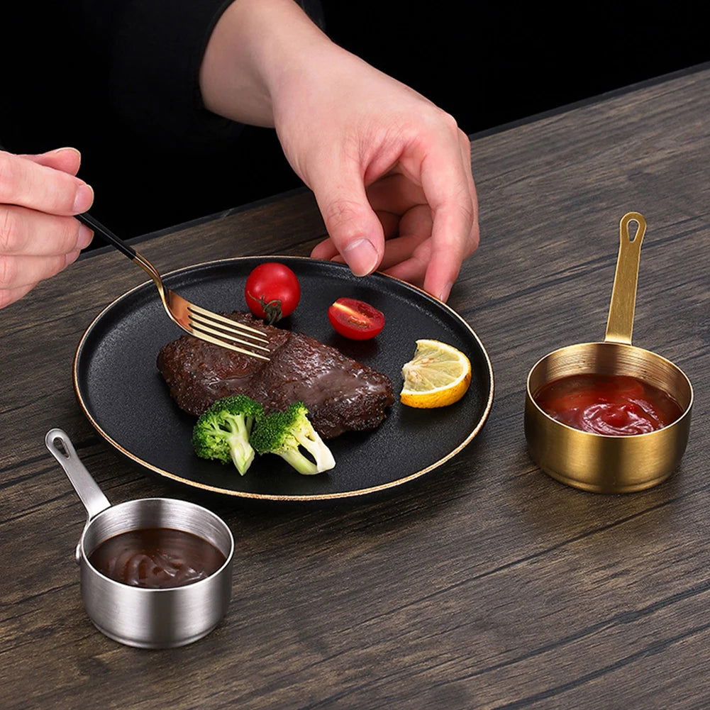 Stainless Steel Milk Pot Saucepan Nonstick Small Pan Mini Pots With Handle For Warming Milk Cooking Porridge Noodles - Slobuy