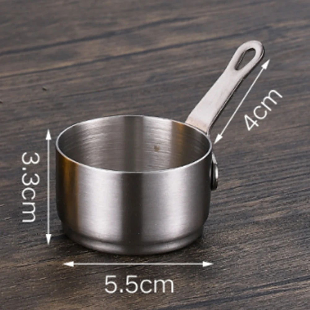 Stainless Steel Milk Pot Saucepan Nonstick Small Pan Mini Pots With Handle For Warming Milk Cooking Porridge Noodles - Slobuy