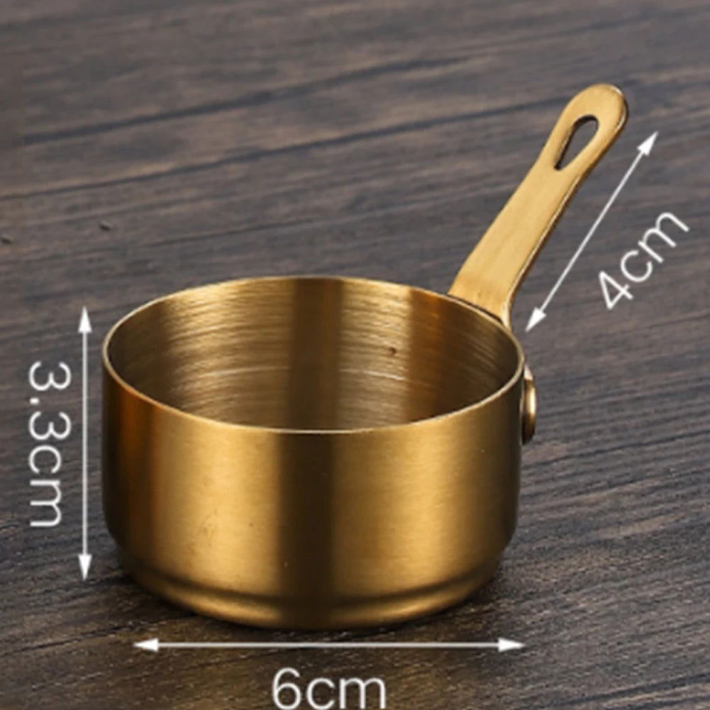 Stainless Steel Milk Pot Saucepan Nonstick Small Pan Mini Pots With Handle For Warming Milk Cooking Porridge Noodles - Slobuy