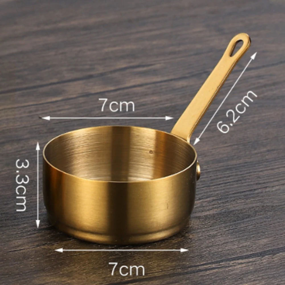 Stainless Steel Milk Pot Saucepan Nonstick Small Pan Mini Pots With Handle For Warming Milk Cooking Porridge Noodles - Slobuy