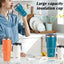 Stainless Steel Thermos Bottle Tyeso Coffee Cup Portable Insulation Cold And Hot Travel Fitness Mug Leakproof Vacuum Flask - Slobuy