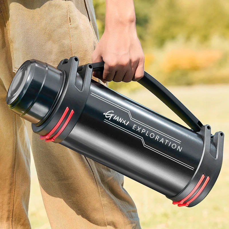 Stainless Steel Thermos Bottle Vacuum Large capacity Flasks Water Bottle Insulated Water Outdoor travel Bottle Cup Keeping Warm - Slobuy