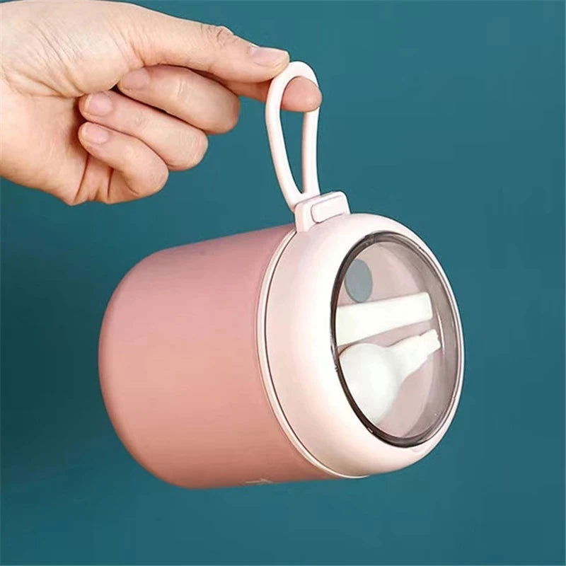 Stainless Steel Vaccum Cup Soup Lunch Box Storage Warmer With Spoon Food Thermal Jar Insulated Soup Thermos Containers Cooler - Slobuy