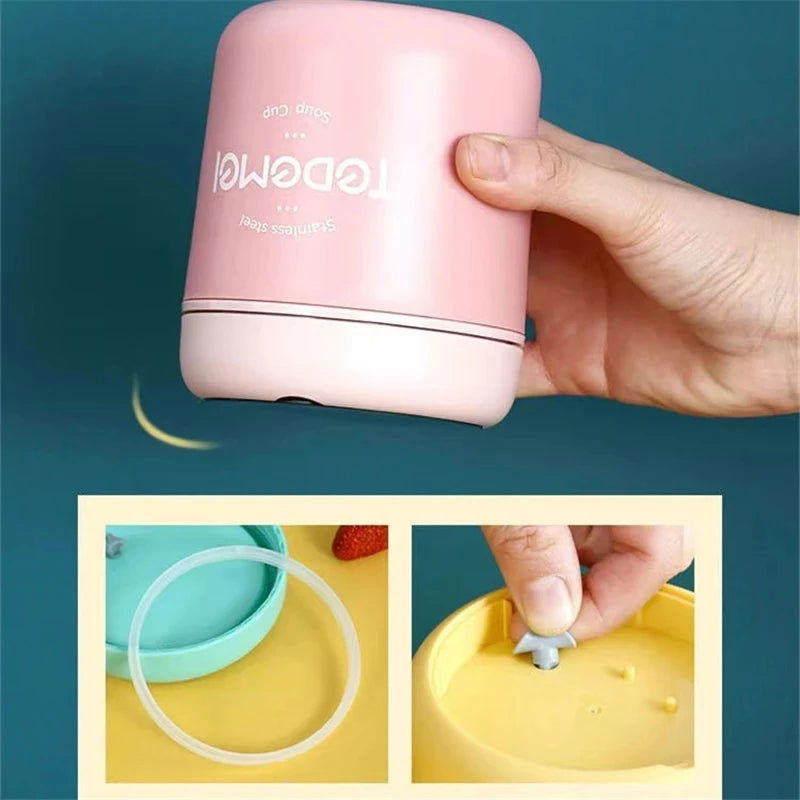 Stainless Steel Vaccum Cup Soup Lunch Box Storage Warmer With Spoon Food Thermal Jar Insulated Soup Thermos Containers Cooler - Slobuy
