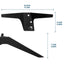 Stand For LG TV Legs Replacement,TV Stand Legs For LG 49 50 55Inch TV 50UM7300AUE 50UK6300BUB 50UK6500AUA Without Screw Durable - Slobuy